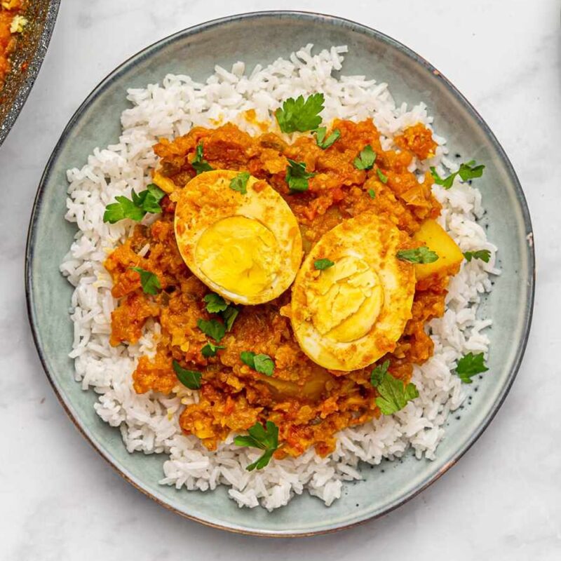 Rice curry egg new hotel sawsiri best restaurant near tissamaharama